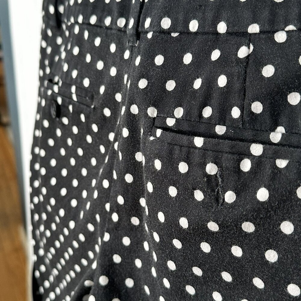Black and White Polka Dot Dress Shorts Size 4 With Pockets - Picture 2 of 10